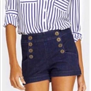 Express denim sailor shorts